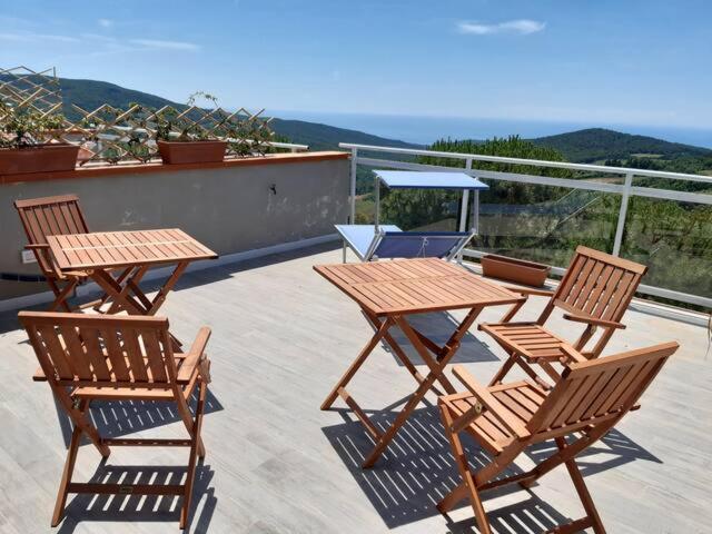 Vista Sulle Isole Dell'Arcipelago Toscano Nibbiaia Buitenkant foto